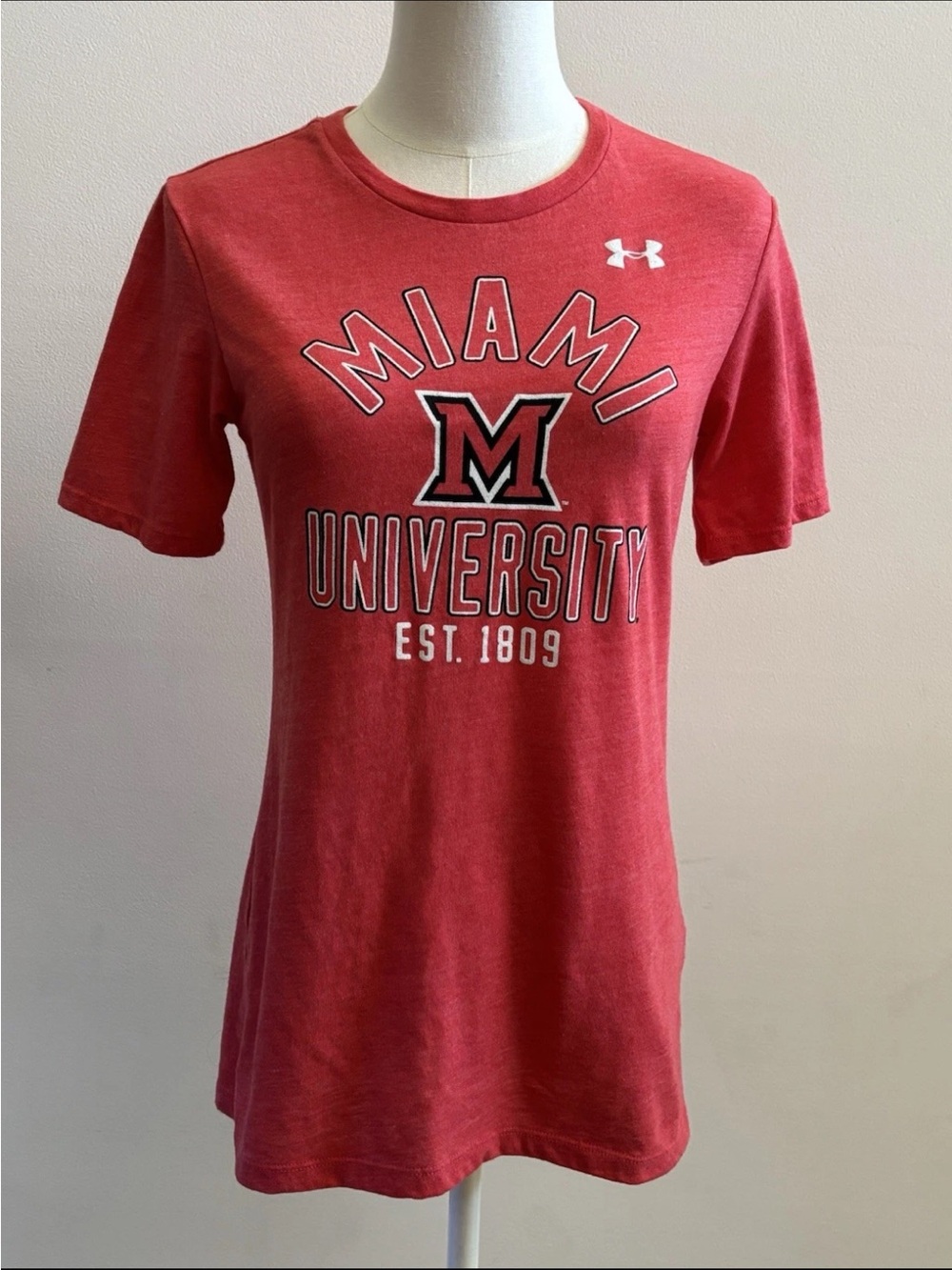Under Armour Miami University RedHawks HeatGear Tee M